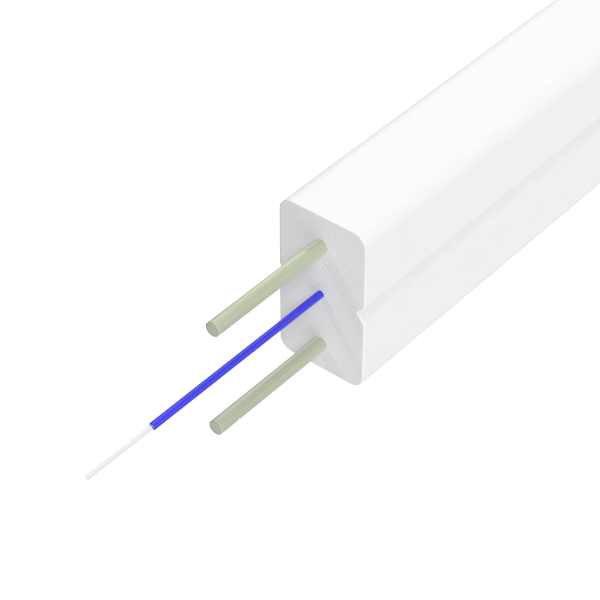 Кабель ВО FTTH-2FRP-1-G.657.A1 белый 1000м